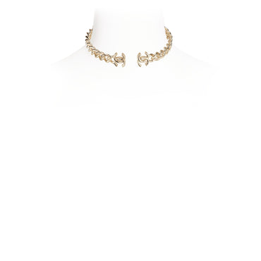Heart Of Gold Golden Choker Necklace