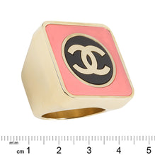 Race Track Golden Jewel Ring