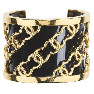 Vintage Monte-Carlo Golden Cuff Bracelet