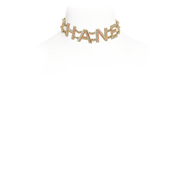 Rainbow Lights Golden Choker Necklace