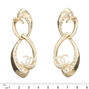 Indie Film Golden Pendant Earrings