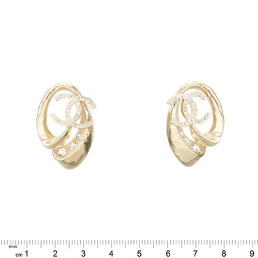 Indie Film Golden Stud Earrings