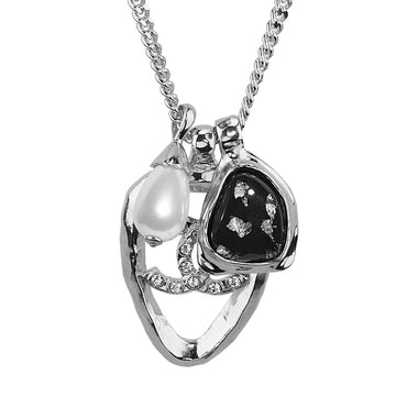 Sunrise & Nightfall Golden Pendant Necklace