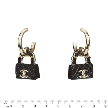 Teeny Tiny Golden Pendant Earrings