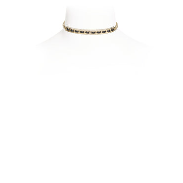Lucky Lady Golden Choker Necklace