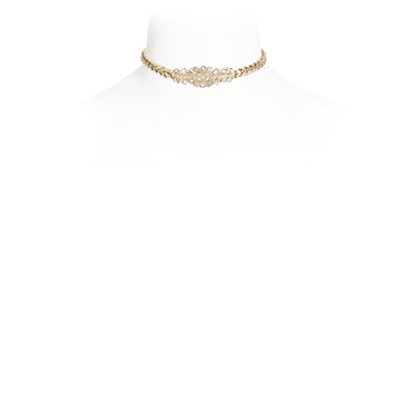 CC Sparkler Golden Choker Necklace