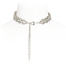 Regal Nights Silvery Choker Necklace