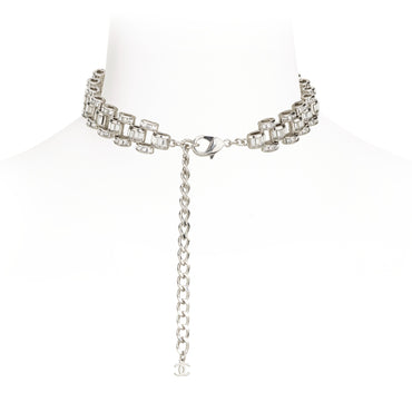 Regal Nights Silvery Choker Necklace