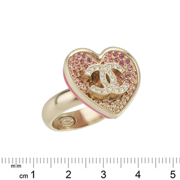 Sweet-Heart Golden Jewel Ring