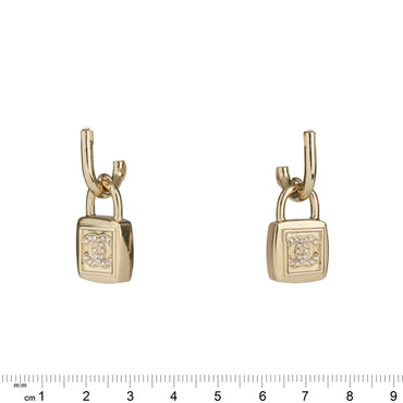 CC Secret Golden Pendant Earrings