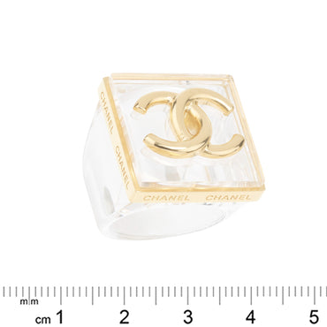 Clear-Ly CC Golden CC Ring