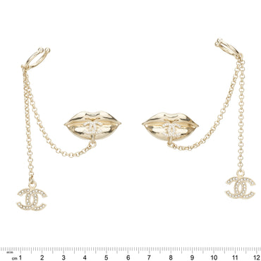 Read My Lips Golden Other Earrings