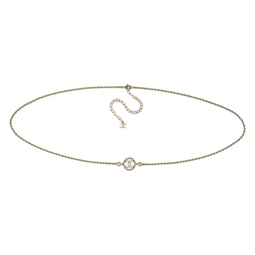 Swirling CC Golden Fancy Belt