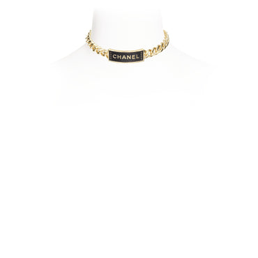 Starring Chanel Golden Choker Necklace
