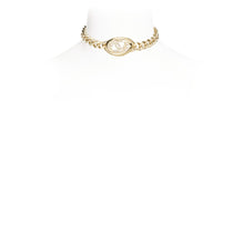 Indie Film Golden Choker Necklace