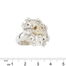 Gabrielle'S Strass Silvery Jewel Ring