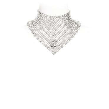 Strength In Strass Silvery Other Necklace
