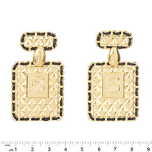 Mini Emblems Golden Pendant Earrings