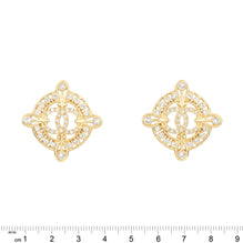 Desert Star Golden Stud Earrings