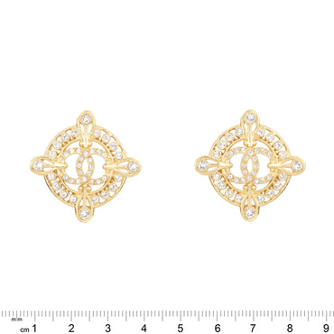 Desert Star Golden Stud Earrings