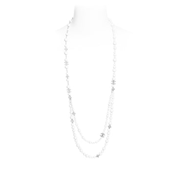Color Wave Grey Long Necklace