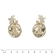 Interstellar Icon Golden Pendant Earrings