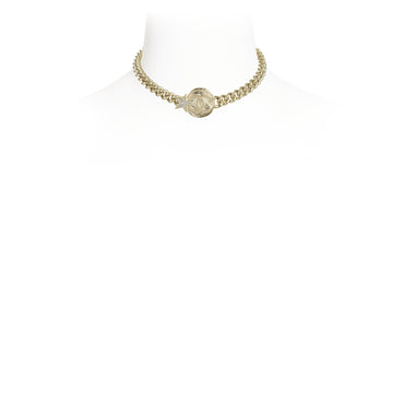 Interstellar Icon Golden Choker Necklace