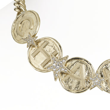 Interstellar Icon Golden Short Necklace