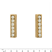 Pearl-A-Porter Golden Pendant Earrings
