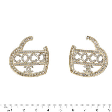 Coco Be My Valentine Golden Hoops