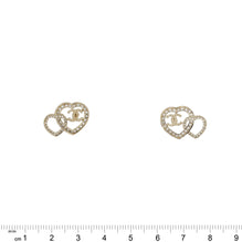 Coco Be My Valentine Golden Stud Earrings