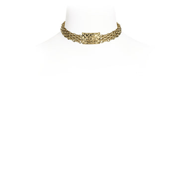 Pearl-A-Porter Golden Choker Necklace