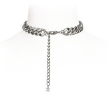 Star-Burst Silvery Choker Necklace