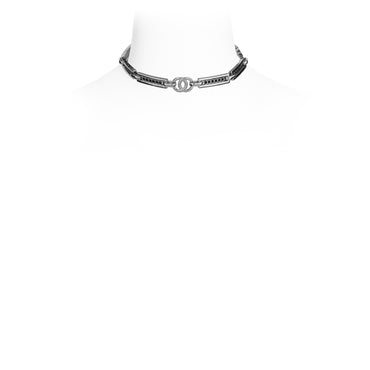 Black Ice Golden Choker Necklace