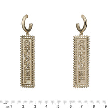 Camellia Grove Golden Pendant Earrings