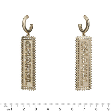 Camellia Grove Golden Pendant Earrings