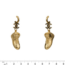 California Athlete Golden Pendant Earrings