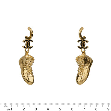 California Athlete Golden Pendant Earrings