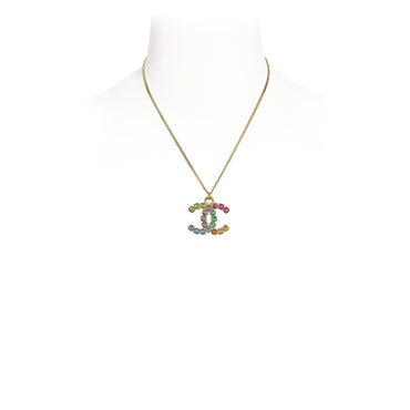 Rainbow Chaser Golden Pendant Necklace