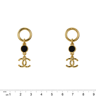 90210 Golden Pendant Earrings