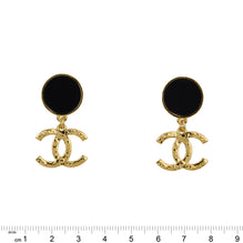 90210 Golden Pendant Earrings