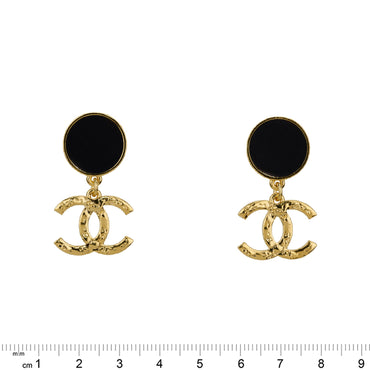 90210 Golden Pendant Earrings