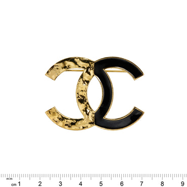 90210 Golden CC Brooch