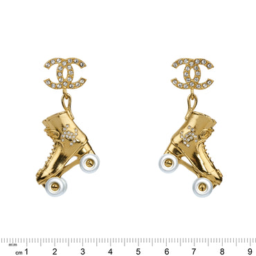 Los Angels Golden Pendant Earrings