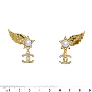 Los Angels Golden Pendant Earrings