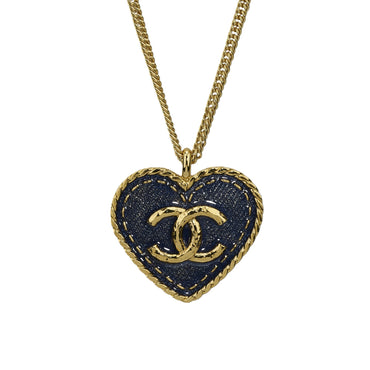Blue Jean Baby Golden Pendant Necklace