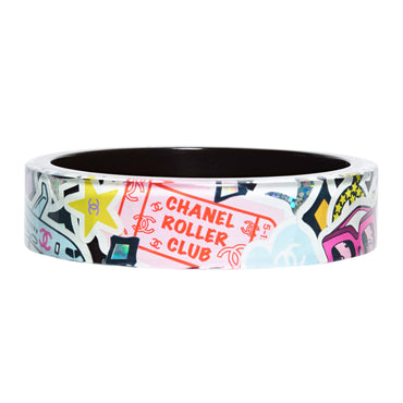 Socal Stickers Black Bangle Bracelet