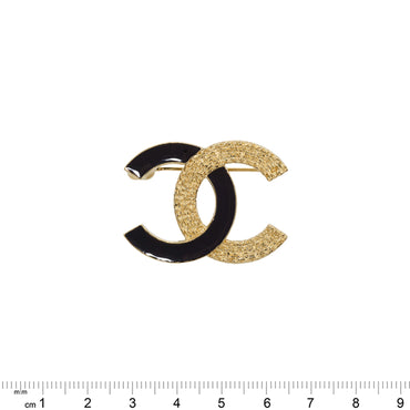 Charmingly Vintage Golden CC Brooch