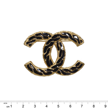 Charmingly Vintage Golden CC Brooch