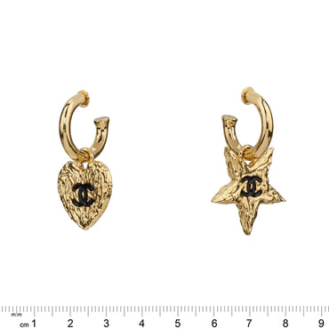 Charmingly Vintage Golden Pendant Earrings